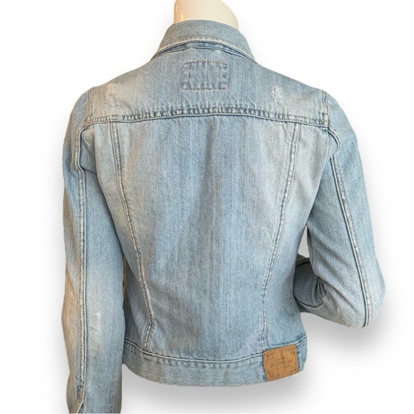 ABERCROMBIE KIDS WASHED DENIM JACKET. KIDS SIZE X-LARGE - Picture 2 of 9